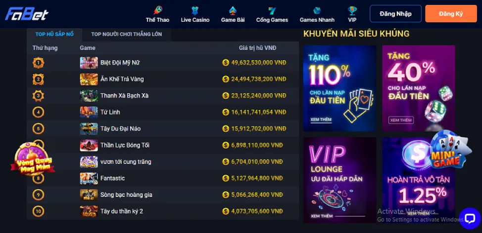Giải đấu đá gà 23win khuyến mãi