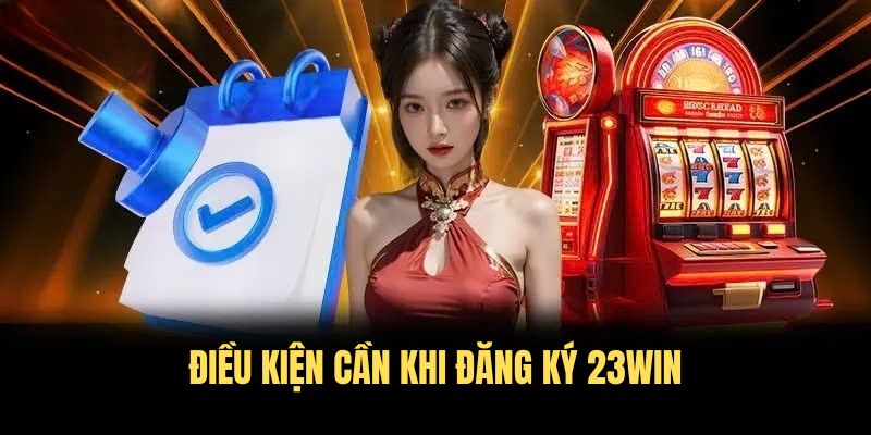 Điều kiện cần khi đăng ký 23win